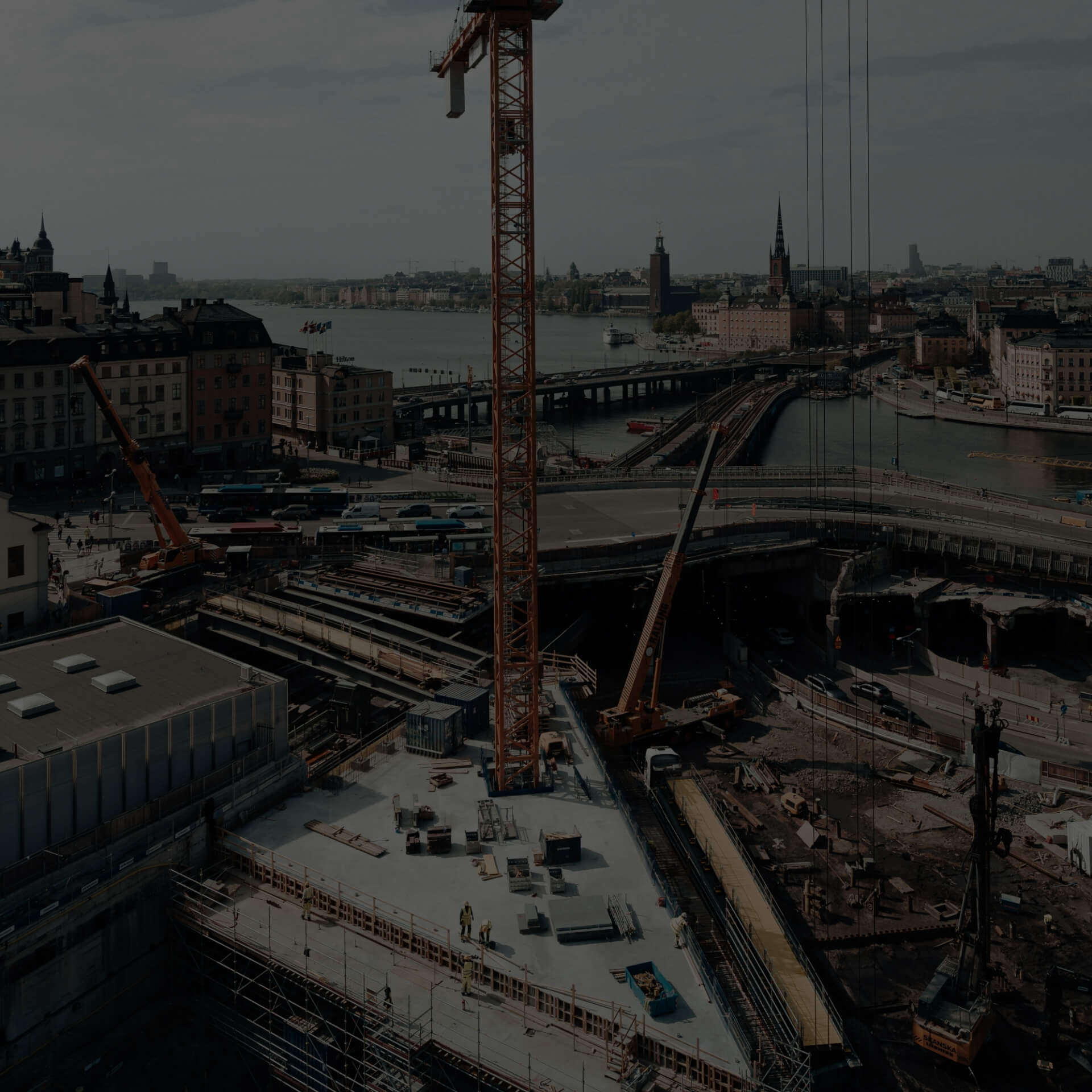Mörkblå bakgrund